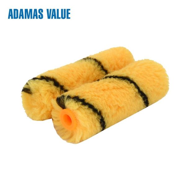 Buy cheap European Style Mini Roller Paint Brush Yellow With Black Stripe from wholesalers
