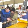 Buy cheap Big Diameter Screen Basket Wedge Wire Screen Production Machine , Cast Steel Material from wholesalers