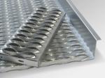Anti Slip Aluminum 40MM Grip Strut Grating For Stair Tread, Perforated Plank