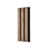 Buy cheap Three Side Wood Veneer Slat Wall Acoustic Panel Walnut E0 Grade 21mm Thick from wholesalers