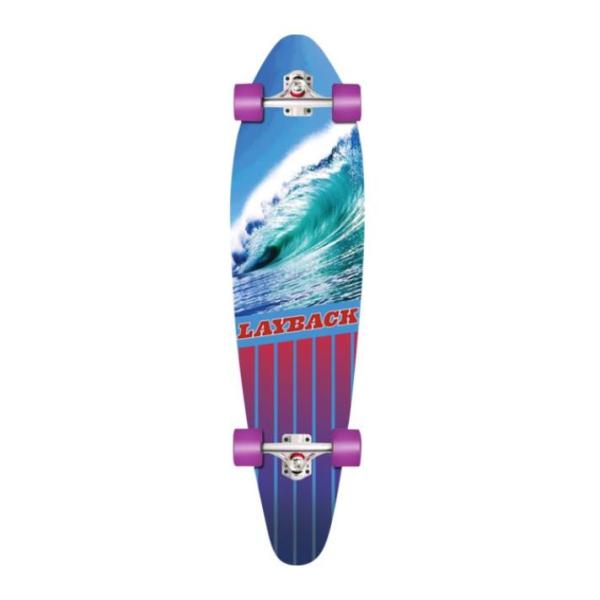 Buy cheap Layback Longboards Going Left Longboard Complete Skateboard - 9.75" x 38" from wholesalers