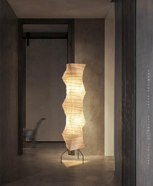 Buy cheap Japanese Designer paper Chandelier Simple Art Living Room Bedroom Akari Chandelier(WH-MI-373) from wholesalers