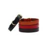Buy cheap Handmade Stitching Dog Training Collar Copper Hardware First Layer Cowhide Collar Leather Dog Collar from wholesalers