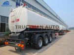 Explosion Proof Oil Tanker Semi Trailer , Gasoline Tank Trailer 40-50 Cbm
