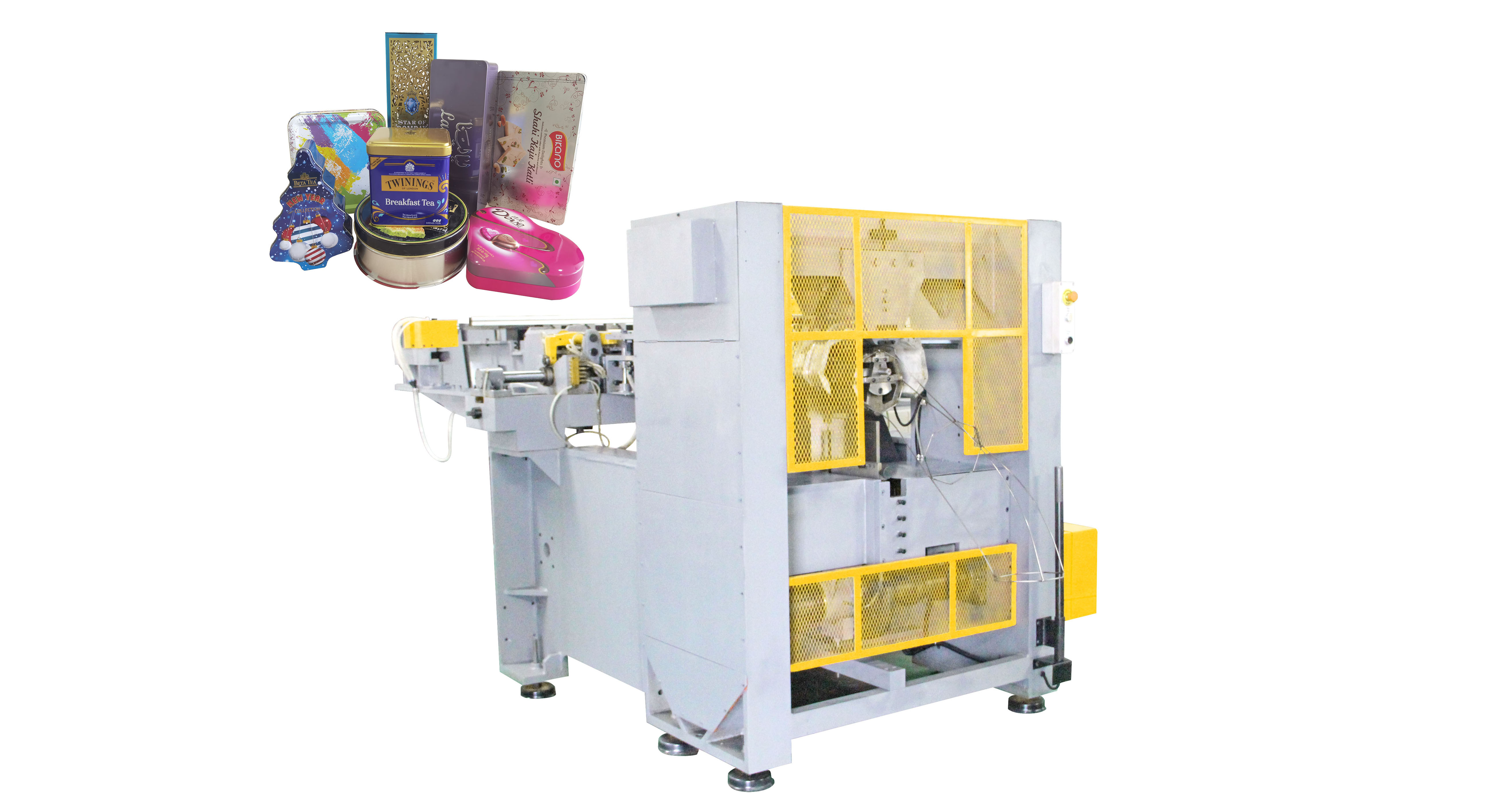 Automatic Tin Box Making Machine For 290mm Fancy Can 50Can/ Minute