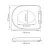 Buy cheap PP Toilet Seat Cover Soft Close Elegant Design UF Or Duroplast model available From Xiamen China from wholesalers