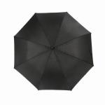 Black RPET Windproof Golf Umbrellas Reflective Perimeter Tape For Safety