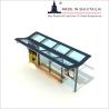 Buy cheap ShiJiTaiLai H450mm Bench Aluminum Bus Shelter from wholesalers