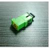 Buy cheap Green color SC / APC Simplex optic fiber adapter Low insertion loss from wholesalers