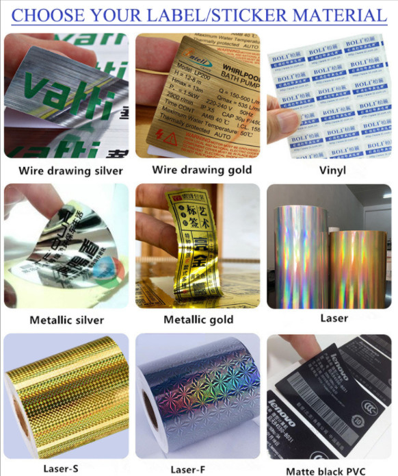 Barway 1000pcs Sticky Label Roll Shampoo Clear Vinyl Sticker Roll