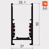 Buy cheap 10W Recessed Magnetic LED Track Aluminium Surface For Pendant Light from wholesalers