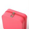 Buy cheap Luxury Jewellery Gift Storage Box Custom Portable Small Leather Rose Red Jewelry Organizer Travel Case from wholesalers