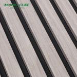 Eco-Friendly Wooden Slat Wall Acoustic Panel with Edge to Edge 13mm Sound
