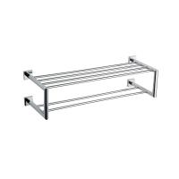 Buy cheap Double towel rack 7411B,brass,chrome for bathroom &kitchen,sanitary product