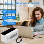 4 Inch Desktop Barcode Thermal Label Printer Direct Bluetooth Thermal Printer