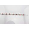 Buy cheap Women Jewelry 925 Silver Bracelet Garnet Cubic Zirconia Tennis Bracelet(H07) from wholesalers