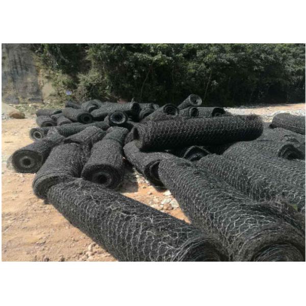Black Debris flow control project Geotextile Reinforced mike mat