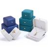 Buy cheap Hanhong Crown Shape Cyan PU Leather Jewelry Box Ideal for Bracelets Earrings and Rings from wholesalers