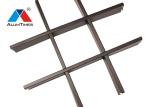 Anti Corrosion Aluminium Grid Ceiling 100×100mm For Metro Station