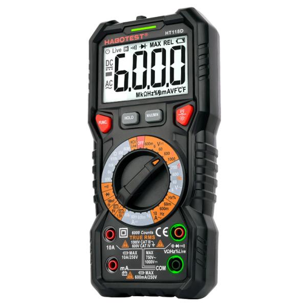Buy cheap 1000V 10A 6000 Counts Handheld Digital Multimeter from wholesalers