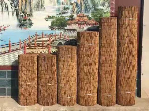 Buy cheap ECO Friendly Decoration Panels Privacy Carbonized Natural Reed Outdoor Garden Fencing from wholesalers