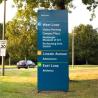 Buy cheap Free Standing Directional Wayfinding Signs from wholesalers