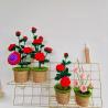 Buy cheap New Creative Luxury Handmade Crochet Knitting Plants Flowers Handicraft Home Decorations Crochet Flower from wholesalers