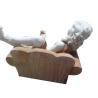 Buy cheap Child marble sculpture，colorful marble sculpture for garden,china sculpture supplier from wholesalers