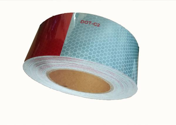 Buy cheap Exterior Auto 2 Inch Safety Reflective Tape For Trailers Pressure Sensitive from wholesalers