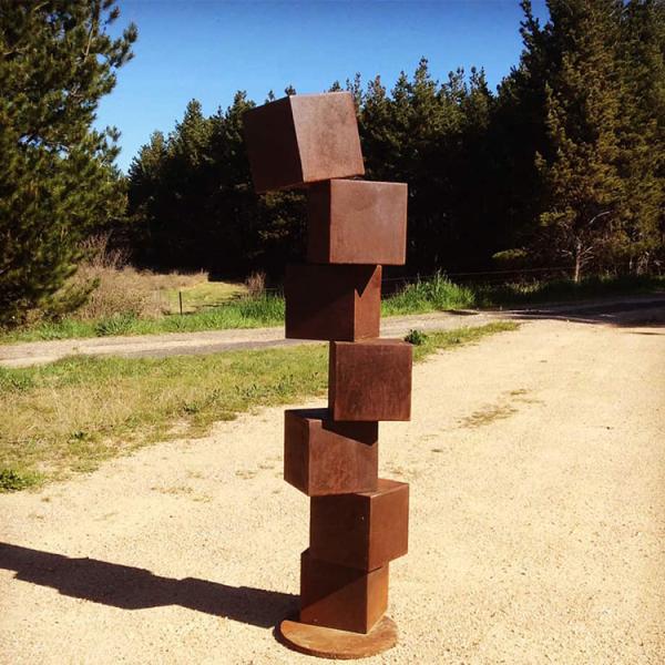 Buy cheap 3mm Thickness Large Abstract Rustic Metal Garden Sculptures Corten Steel from wholesalers