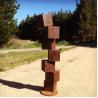 Buy cheap 3mm Thickness Large Abstract Rustic Metal Garden Sculptures Corten Steel from wholesalers