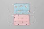 3ply Breathable Anti Bacterial Disposable Non Woven Face Mask Cute Cartoon