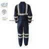 Buy cheap Protective Fire Resistant Insulated Coveralls Navy Blue With Reflector from wholesalers