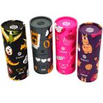 Corrugated Mailer Mixed Colour Round Tissues Box Holder For Car Golf Foil Logo