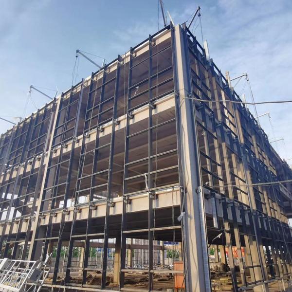China Fabricated prefabricated hangar workshop warehouse steel structure