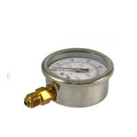Buy cheap Manometer Liquid Oil Filled Bourdon Tube Pressure Gauge 6BAR 90psi Dial 63mm 1/4 product