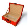 Buy cheap MDF PU Leather Box Flocking perfume Suitcase Gift Box Handmade from wholesalers