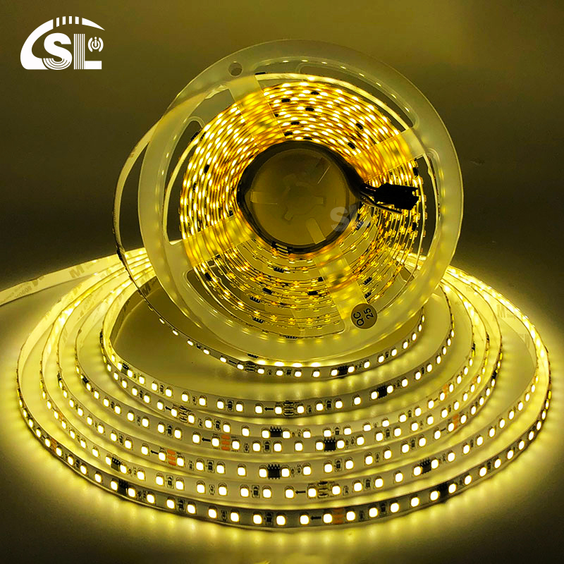 DC12V / 24V SMD2835 Electroplate PCB 240Ds 8mm Ra 80 4000K LED Light Strip for Home