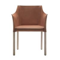 Buy cheap Office O CAP Fiberglass Arm Chair With Pigmented Leather Body product
