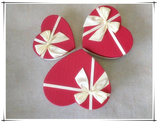 Buy cheap Heart-type red Color Art Paper Box,Craft Gift Paper Box from wholesalers