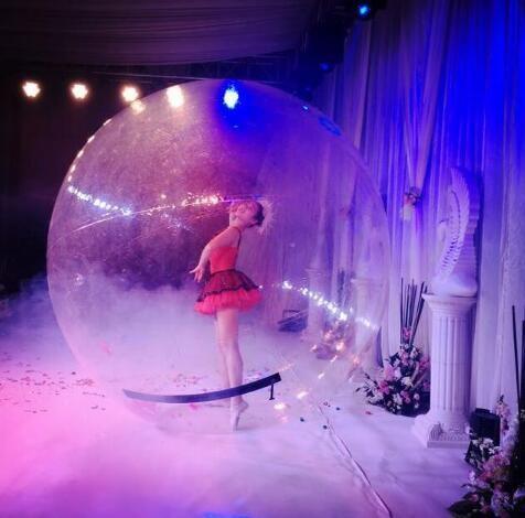 Buy cheap 2.5 M Diameter Transparent Giant Balloon Advertising Decoration Performance Props from wholesalers