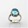 Buy cheap 18K Rose Gold Plated Sterling Silver Ring 9mmx11mm Oval Pink Cubic Zircon (R266) from wholesalers