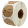Buy cheap Craft Paper Custom Printed Sticker Labels Roll Brown Spot Colors For Tea Cans from wholesalers