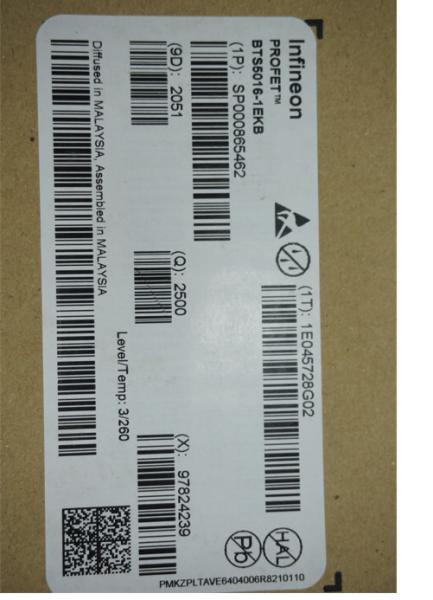 Quality BTS5016-1EKB High Side Power Switch ICs 32 MOhms SOIC-14 for sale