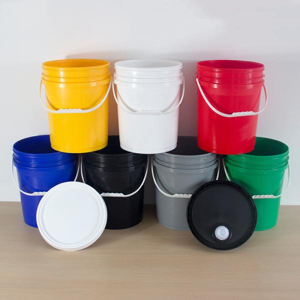 20L Plastic Bucket With Spout Cap For Industrial Raw Material Chemical Powders