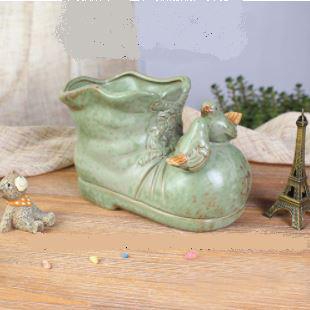 Buy cheap Succulent Creative Shoes Shape Plant Flowerpots from wholesalers