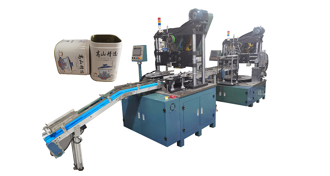 Automatic Tin Box Making Machine For 290mm Fancy Can 50Can/ Minute