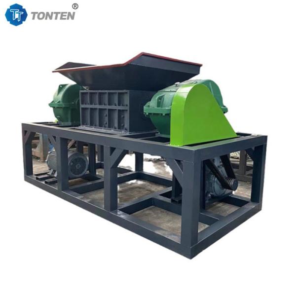 Buy cheap Automatic Double Shaft Shredder Rubber Tire Film Machine Shredder Price from wholesalers