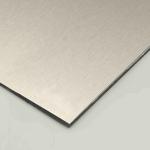 4MM 1220 X 2440MM Brushed Aluminium Composite Sheet Wall Acp Panel HDPE Coated