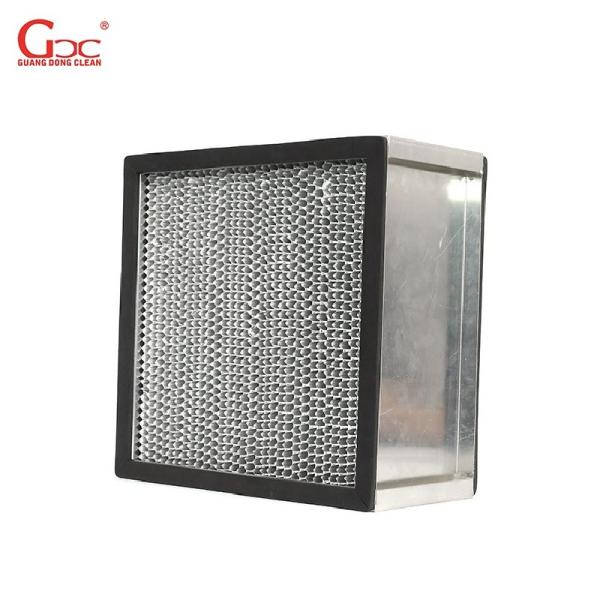 Buy cheap Heat Resistant 1500m3/h 14.38m2 High Efficiency Hepa Filter H14 from wholesalers